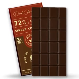 80gr 72% Chocolate Oscuro Ecuador