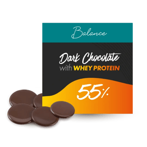 Dark Chocolate with  Whey Protein 55%