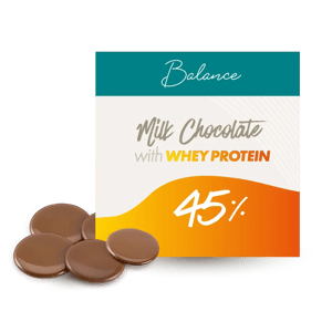 Milk Chocolate with Whey Protein 45%